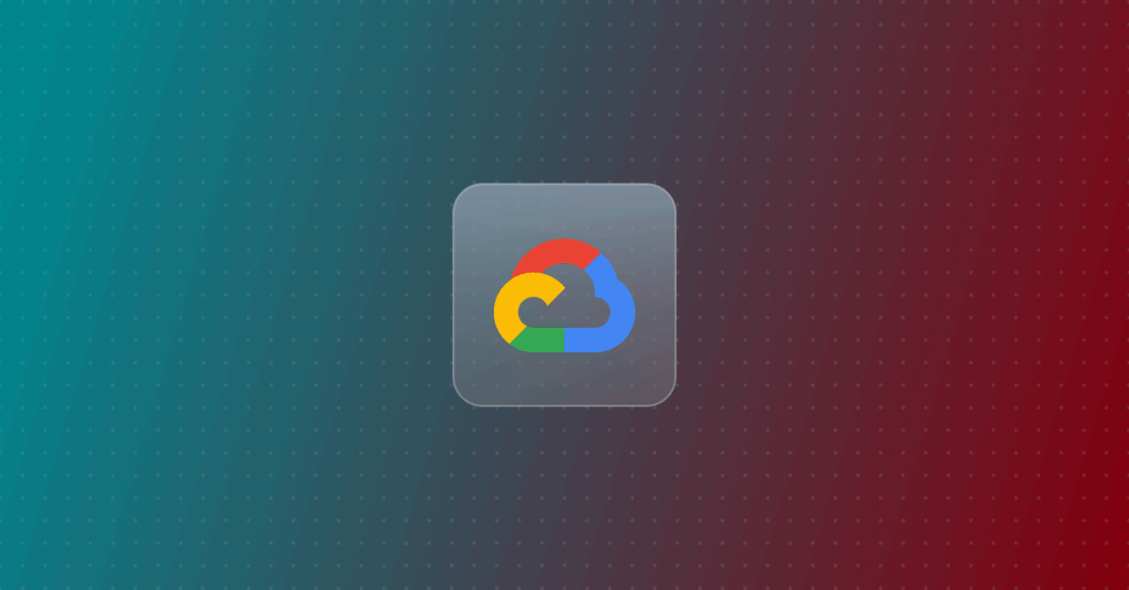 Google Cloud Logo on a colorful background