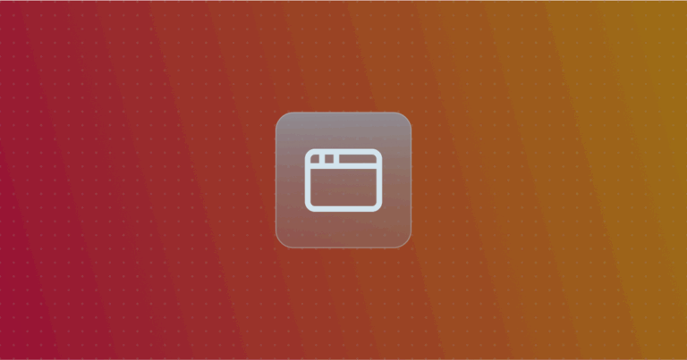 Application icon on a colorful background