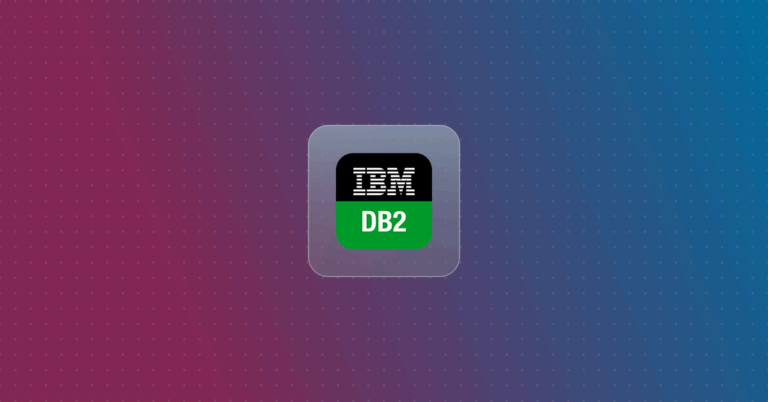 DB2 logo on a colorful background