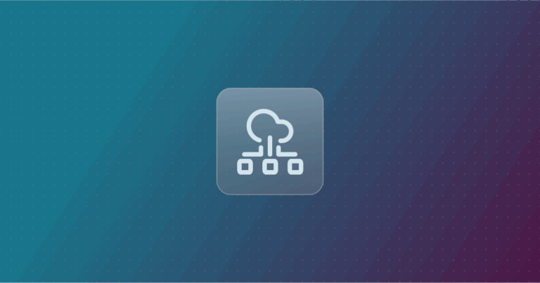 DHCP icon on a colorful background