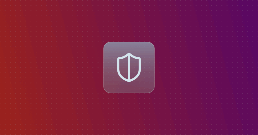 Defense icon on a colorful background