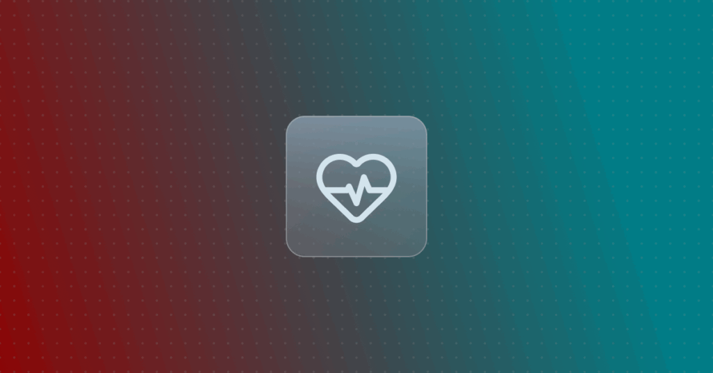 Heart Pulse icon on a colorful background