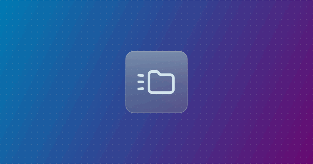 FTP icon on a colorful background
