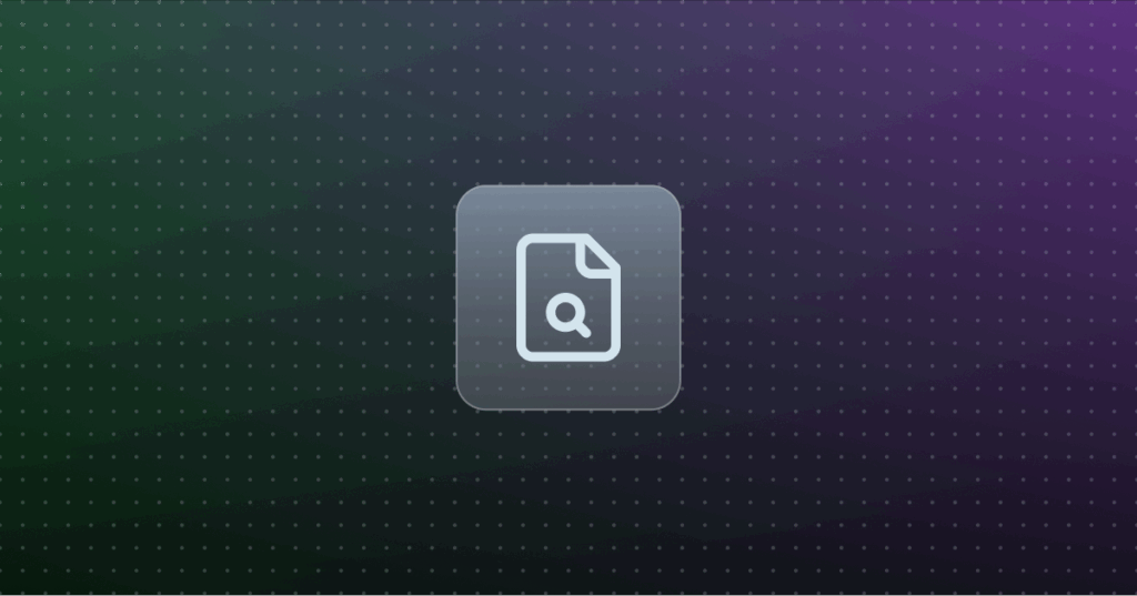 File monitoring icon on a colorful background