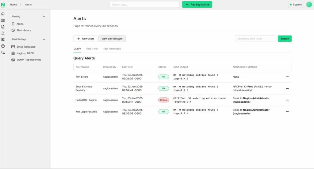 NLSR2 Alerts Light Theme