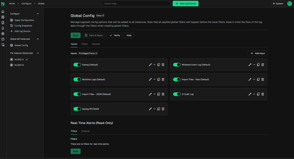 NLSR2 Global Config Dark Theme 1