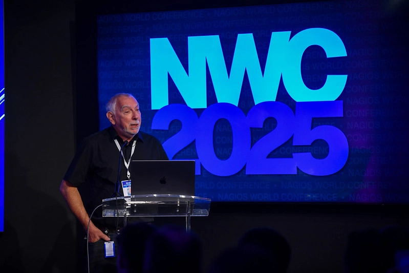 Man standing at podium