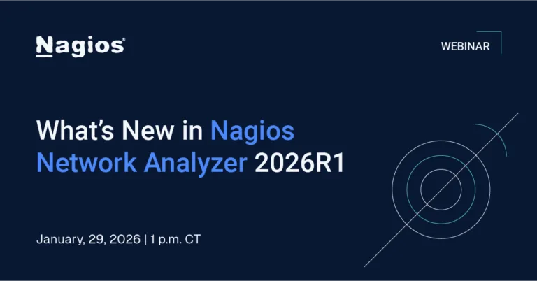 This webinar will provide a complete overview of Nagios Network Analyzer, including a tour of the new capabilities and enhancements added in the exciting 2026 release.